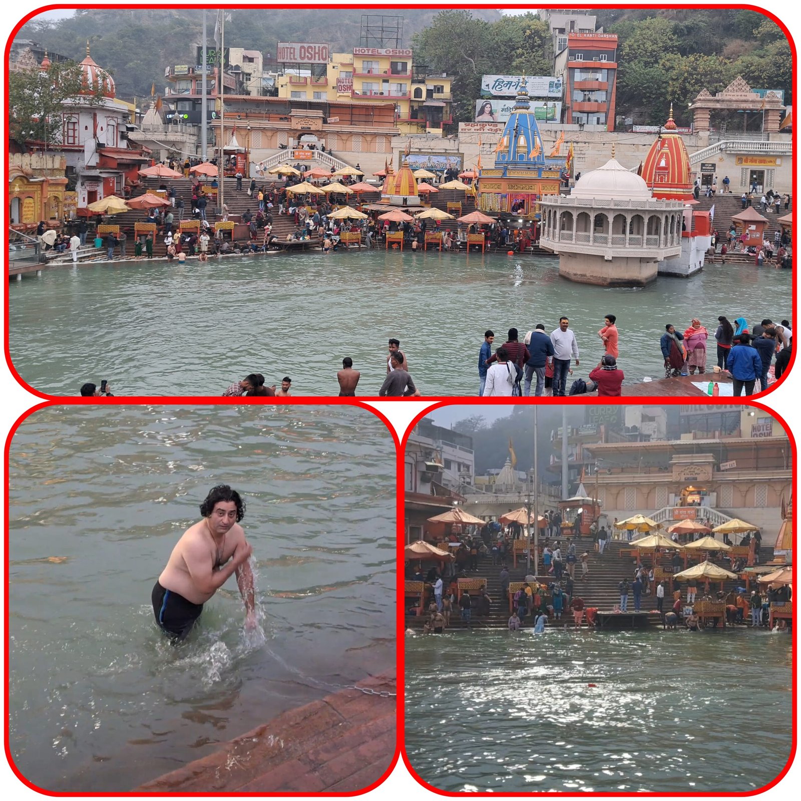 नव वर्ष: हर की पैड़ी पर डुबकी लगाकर किया नए साल का शुभारंभ