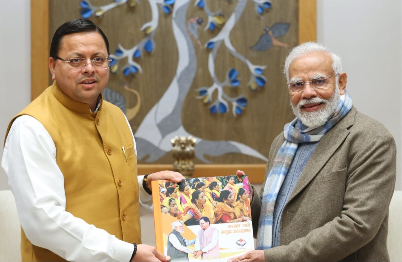 दिल्ली दौरे पर पहुंचे मुख्यमंत्री ने प्रधानमंत्री से की शिष्टाचार मुलाकात