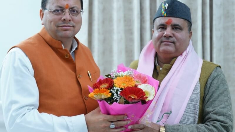 भाजपा प्रदेश अध्यक्ष महेंद्र भट्ट राज्यसभा के लिए निर्विरोध चुने गए, भाजपा में खुशी की लहर