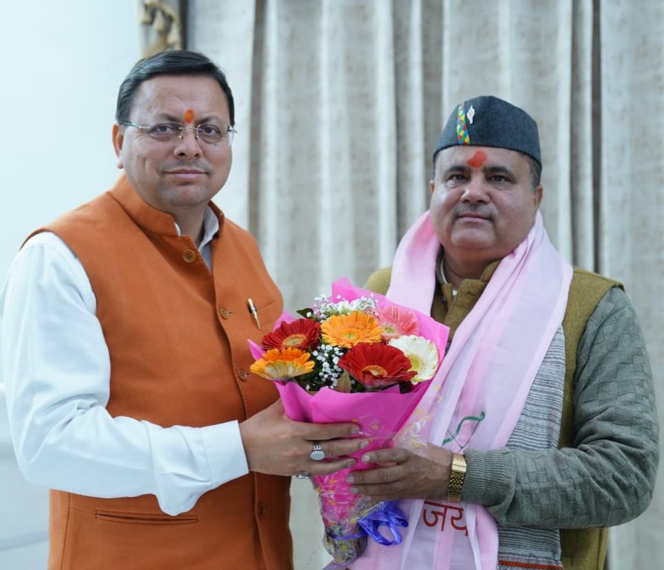 भाजपा प्रदेश अध्यक्ष महेंद्र भट्ट राज्यसभा के लिए निर्विरोध चुने गए, भाजपा में खुशी की लहर