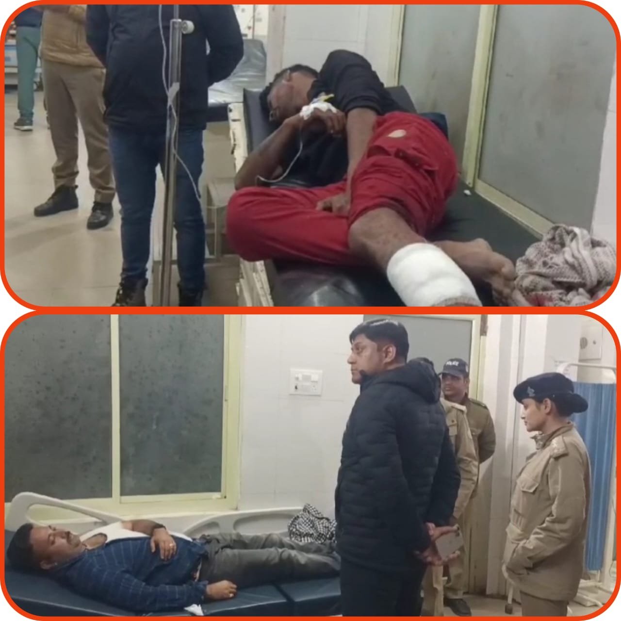 आरोपी को पकड़ने गई पुलिस पर फायरिंग, एक दरोगा को लगी गोली बदमाश भी घायल, जानिए मामला