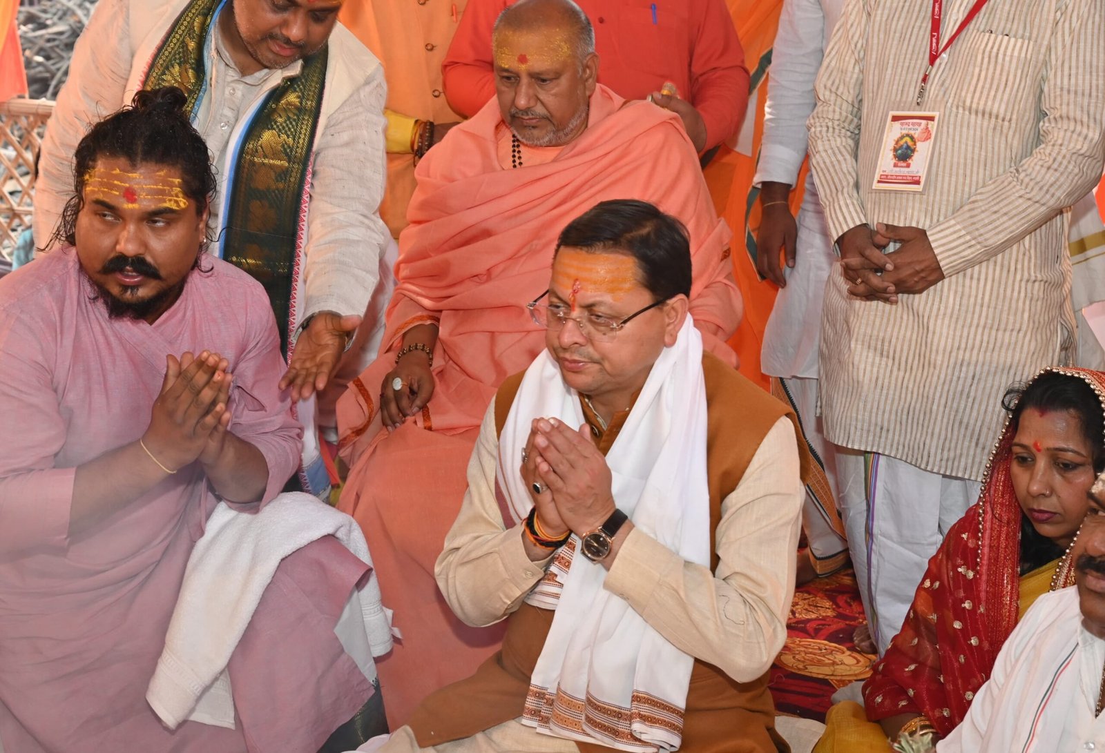 रुड़की पहुंचकर यज्ञ अनुष्ठान में शामिल हुए मुख्यमंत्री