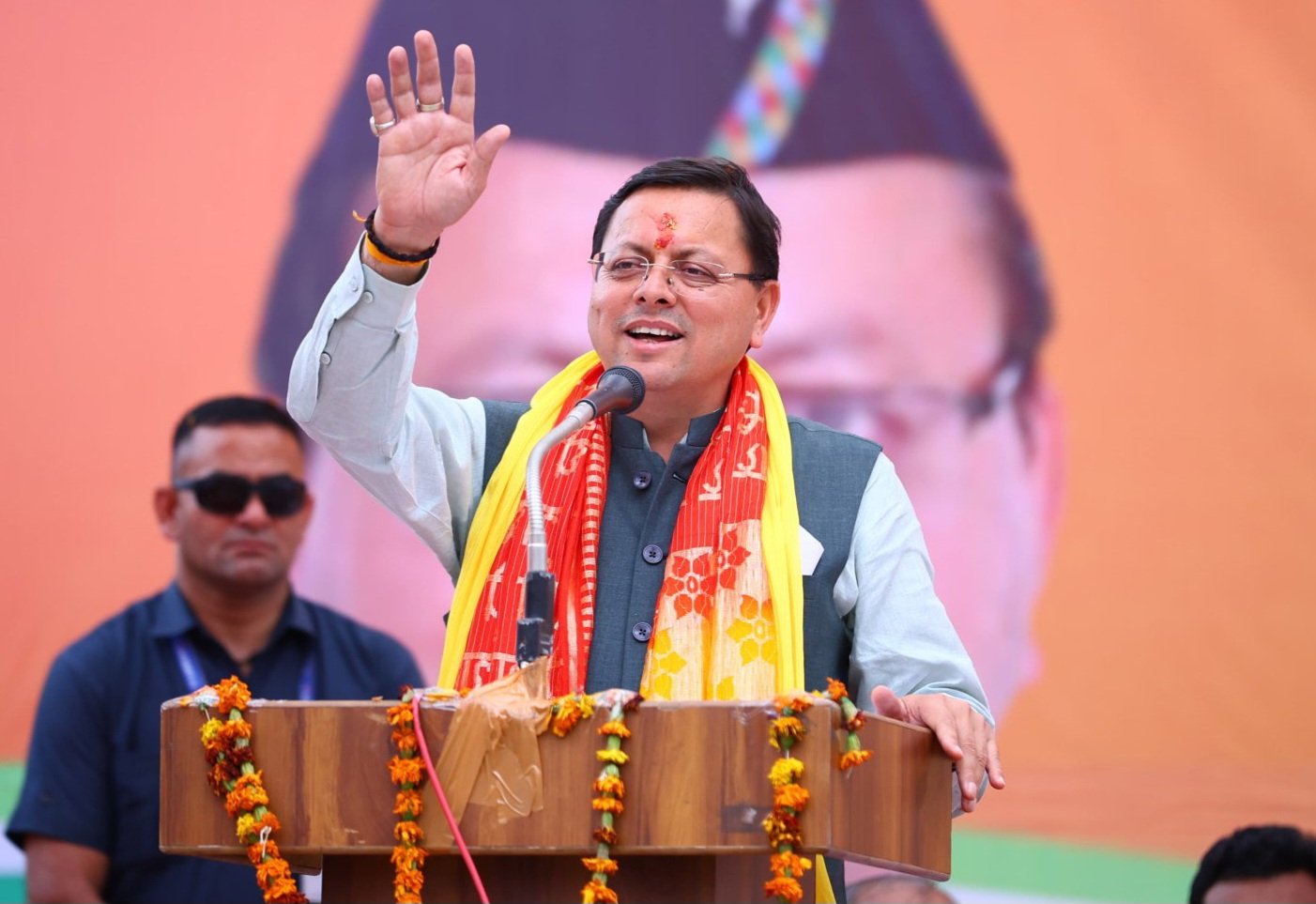 मुख्यमंत्री पुष्कर सिंह धामी ने झबरेड़ा में जनसभा को किया संबोधित