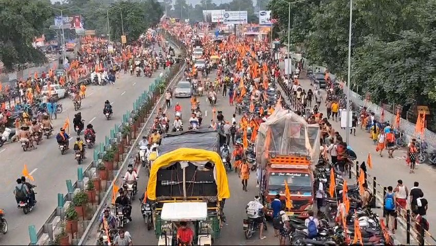 कांवड मेले में 4 करोड़ पार हुई कांवड़ियों की संख्या, पिछले साल आए थे इतने शिवभक्त