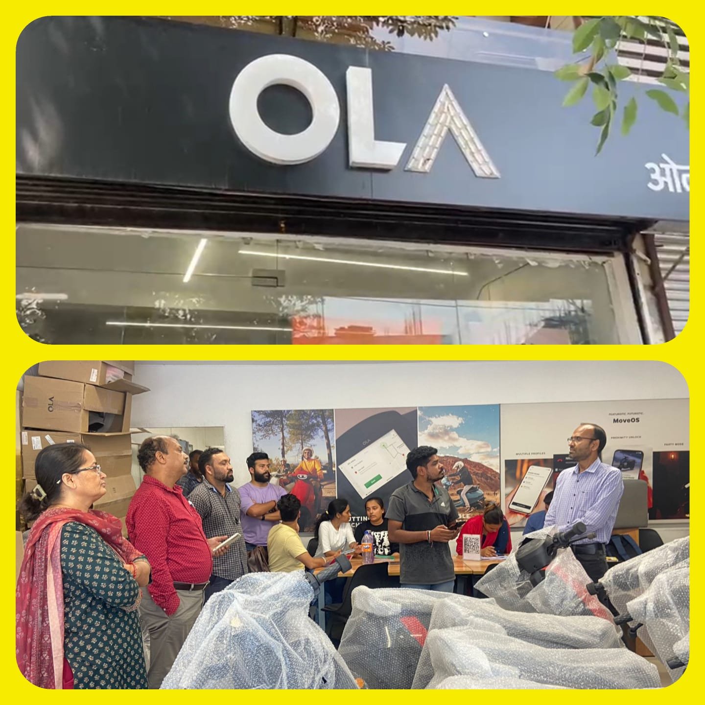 ग्राहकों सावधान: OLA स्कूटर शोरूम पर एआरटीओ ने मारी रेड, मिलीं कमियां ही कमियां