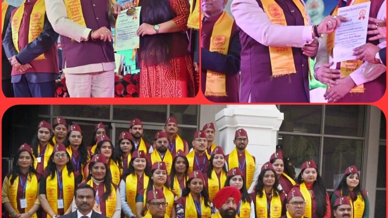 उत्तराखंड आयुर्वेद यूनिवर्सिटी का दीक्षांत समारोह, राजपाल ने मेधावी छात्रों को पहनाए गोल्ड मेडल