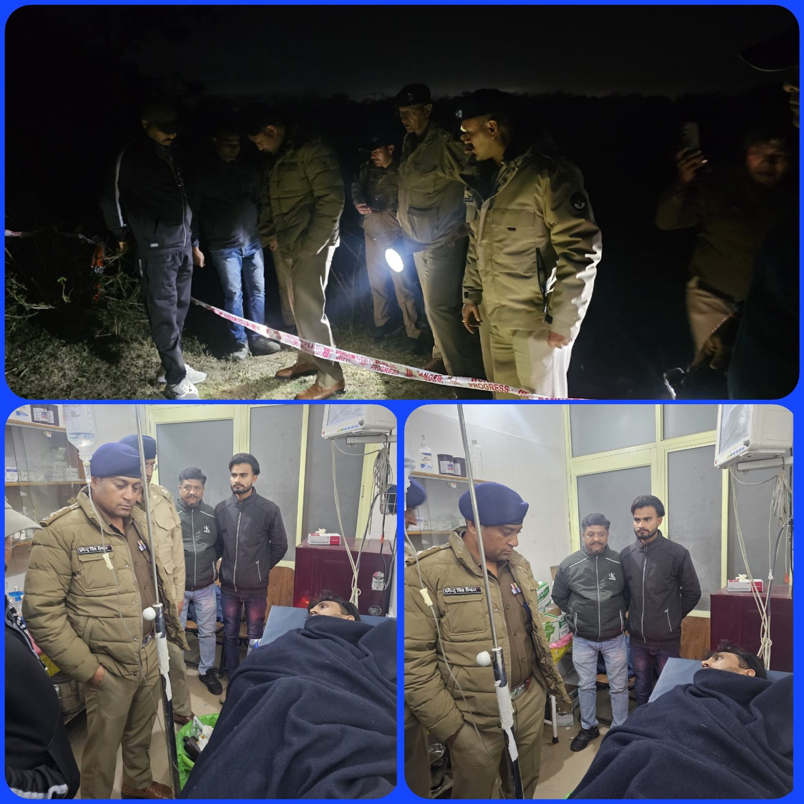 हिस्ट्रीशीटर के साथ पुलिस की मुठभेड़, टांग में गोली लगने से घायल