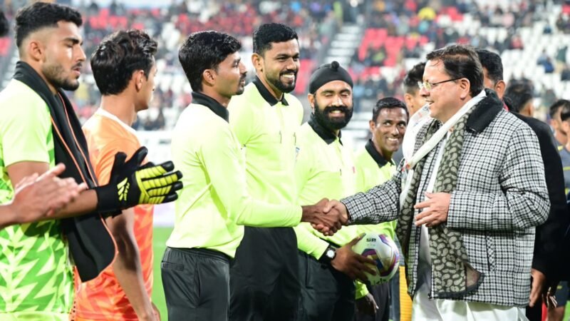 राष्ट्रीय खेलों के समापन समारोह की तैयारियों का मुख्यमंत्री ने लिया जायजा