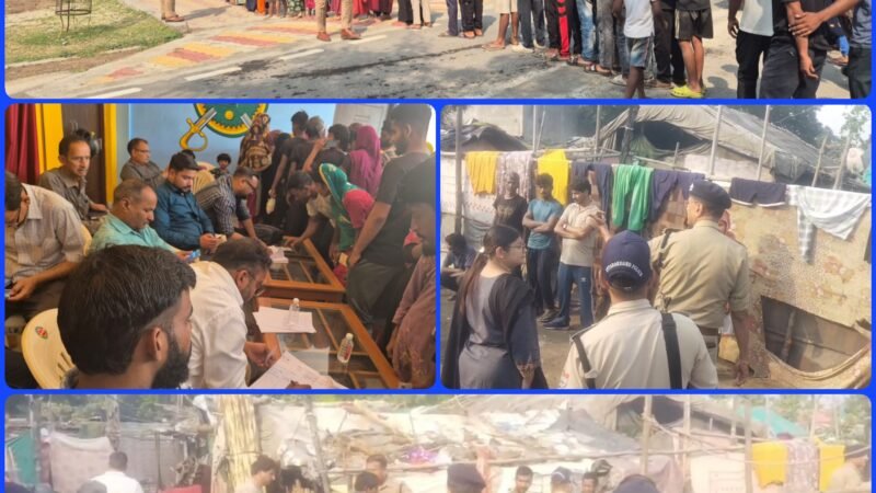 सुरक्षा को लेकर पुलिस सतर्क, संदिग्ध इलाकों में चल रहा सत्यापन अभियान