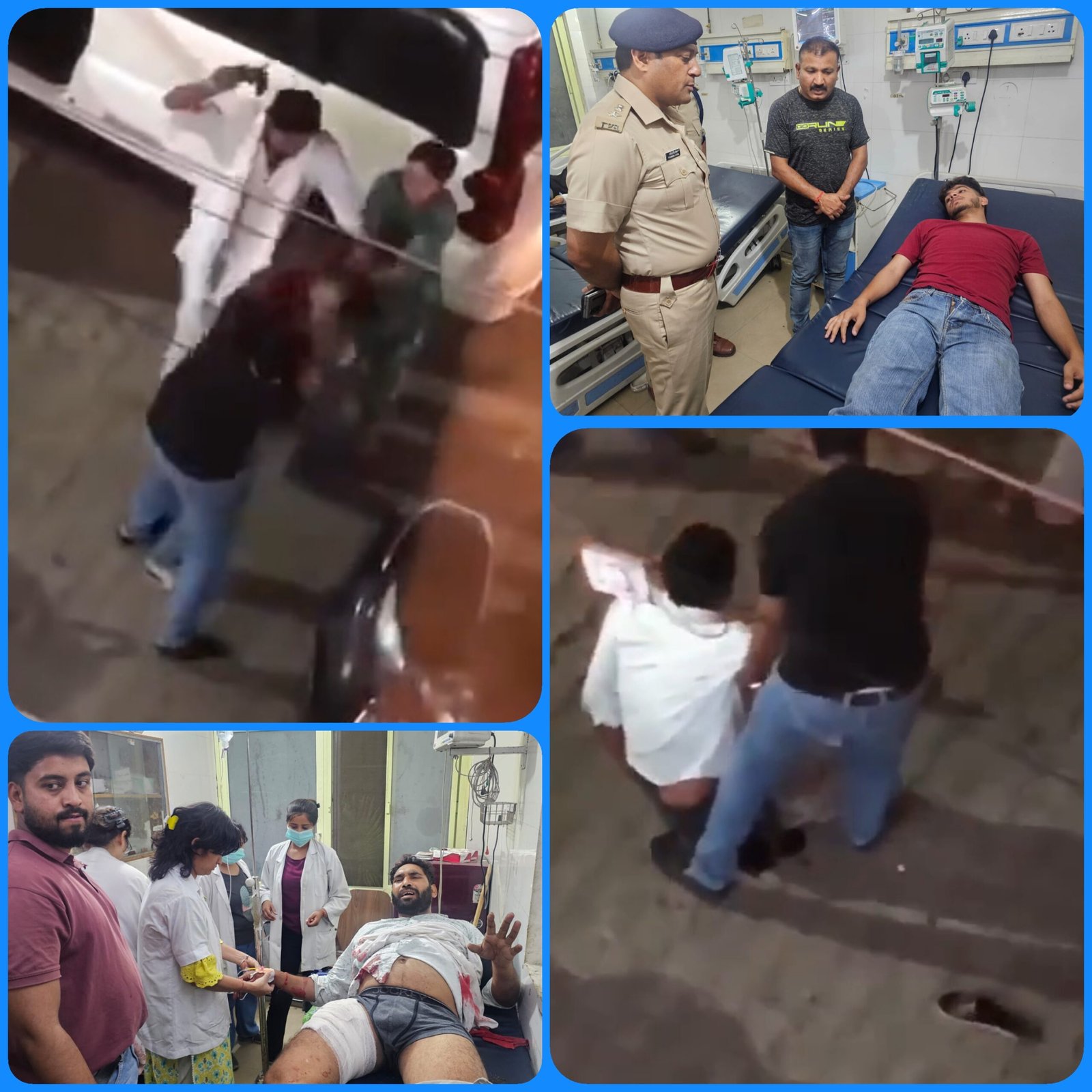 दो गुटों की झड़प में हुई फायरिंग, अपनी ही गोली लगकर घायल हुआ एक हमलावर, देखिए खतरनाक वीडियो