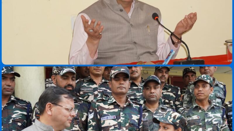 जवानों के बीच पहुंचे मुख्यमंत्री, सेना के अदम्य साहस और अनुशासन की तारीफ की
