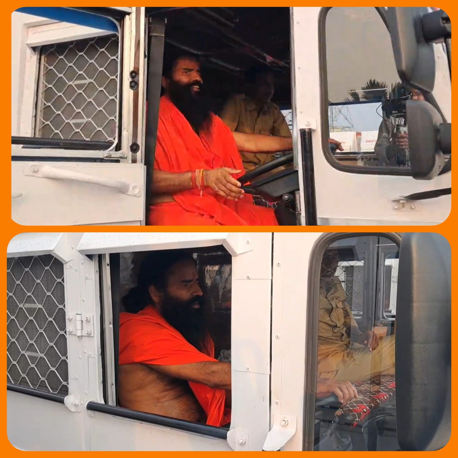आखिर क्यों ट्रक ड्राइविंग करने लग गए योगगुरु स्वामी रामदेव, देखिए वीडियो