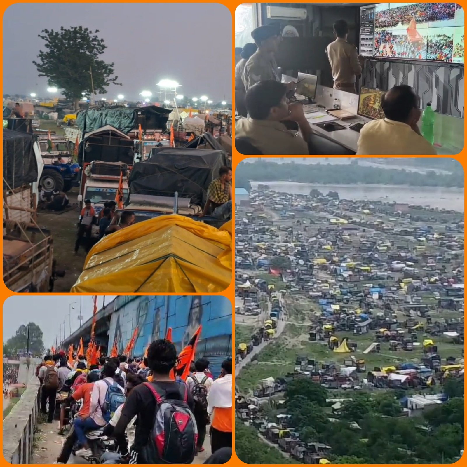 हरिद्वार में शिव भक्तों का सैलाब, अभी तक 3 करोड़ पर हुई कावड़ियों की संख्या