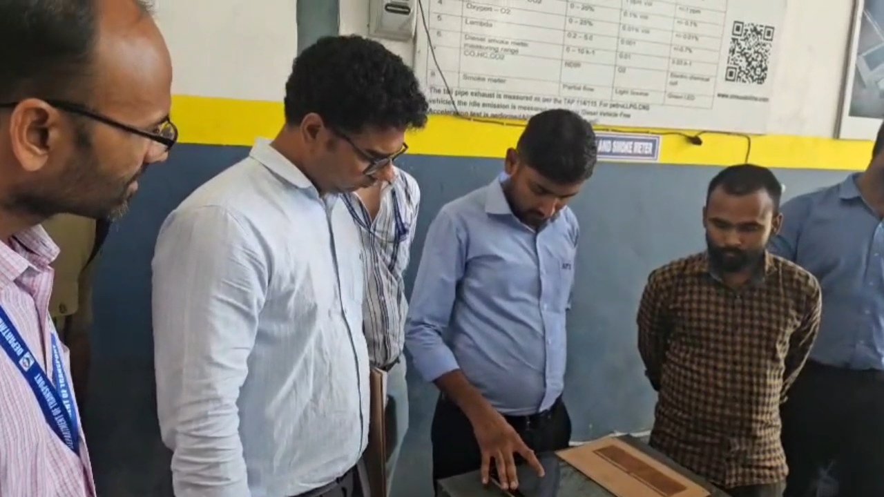प्राइवेट फिटनेस सेंटर पर एआरटीओ का छापा, खामियां मिलने पर फटकार