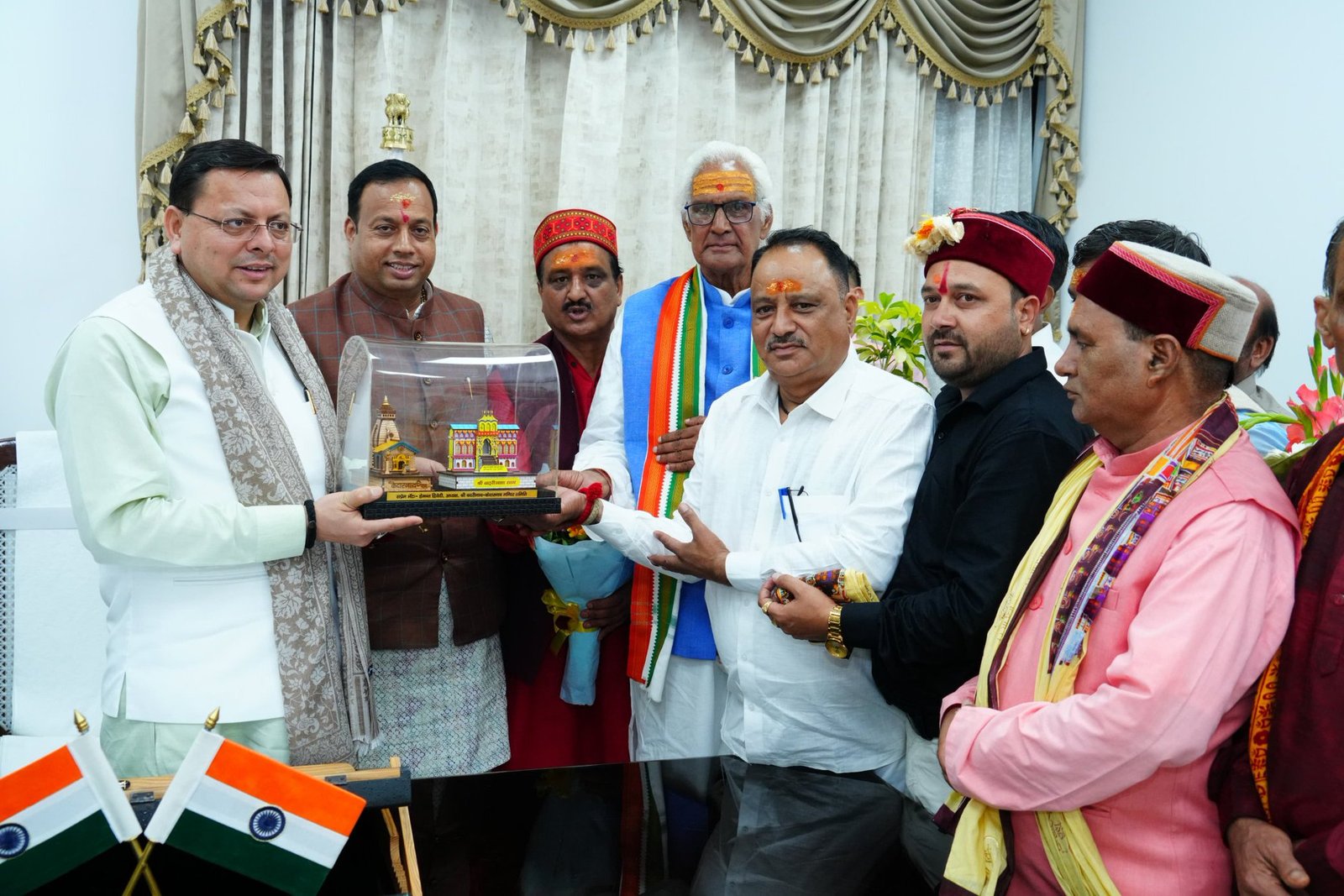 बद्री केदार समिति ने जताया मुख्यमंत्री का आभार