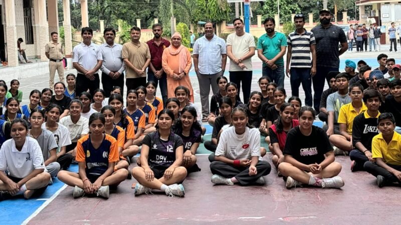 जिला बास्केटबॉल एसोसिएशन द्वारा आयोजित अंडर-18 बास्केटबॉल चैंपियनशिप का शानदार आगाज