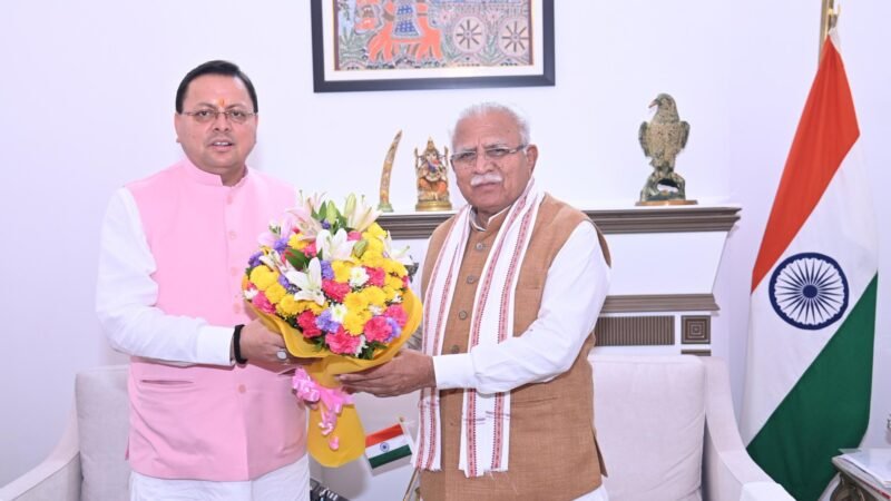 केंद्रीय मंत्री खट्टर से मिले मुख्यमंत्री, योजनाओं में सहयोग मिलने पर जताया आभार, नई मांगे भी रखी