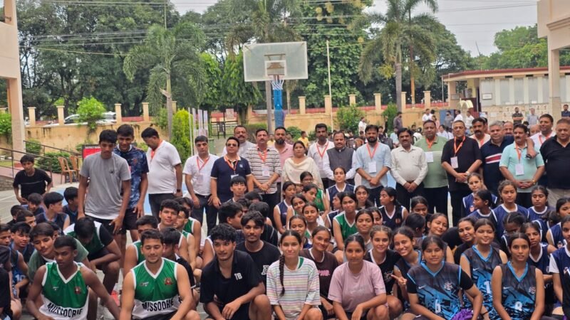 राज्य स्तरीय बास्केटबॉल प्रतियोगिता का आगाज, खिलाड़ियों में दिखा जोश