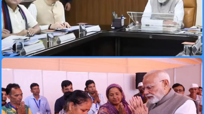 आपदा का जायजा लेने उत्तराखंड पहुंचे प्रधानमंत्री, पीड़ितों से मिलकर जाना हाल
