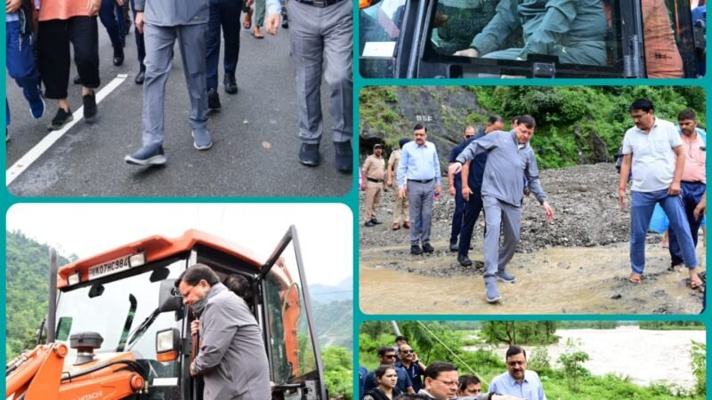 बादल फटने से देहरादून में कई जगह तबाही, मुख्यमंत्री ने अधिकारियों के साथ किया स्थलीय निरीक्षण