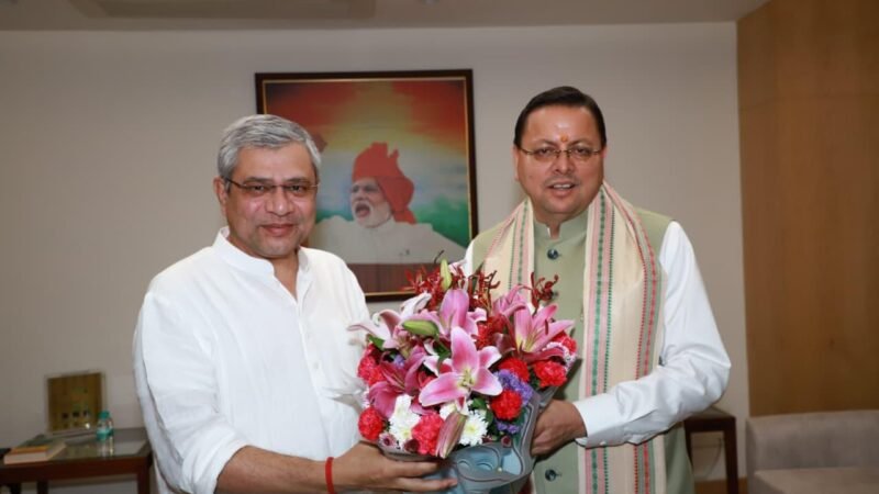 रेल मंत्री से मिले मुख्यमंत्री, उत्तराखंड में रेलवे इंफ्रास्ट्रक्चर में विकास को लेकर की चर्चा
