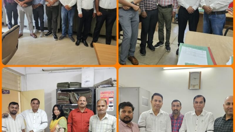 राज्य कर मिनिस्ट्रीयल स्टॉफ एसोसिऐशन का सांकेतिक विरोध जारी, काली पट्टी बांधकर किया काम