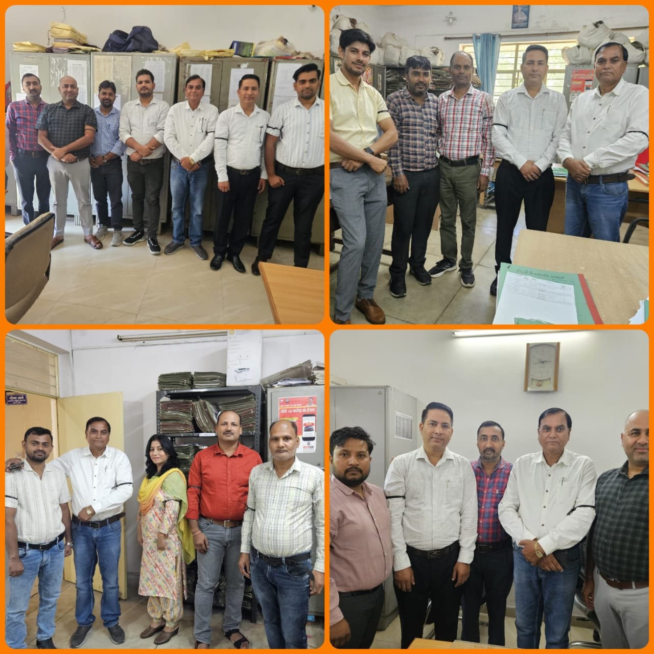 राज्य कर मिनिस्ट्रीयल स्टॉफ एसोसिऐशन का सांकेतिक विरोध जारी, काली पट्टी बांधकर किया काम
