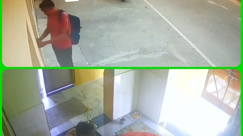 मंदिर में पूजा करने के बहाने घुसा युवक, पीतल की मूर्ति और दूसरे सामान लेकर चक्कर हुआ