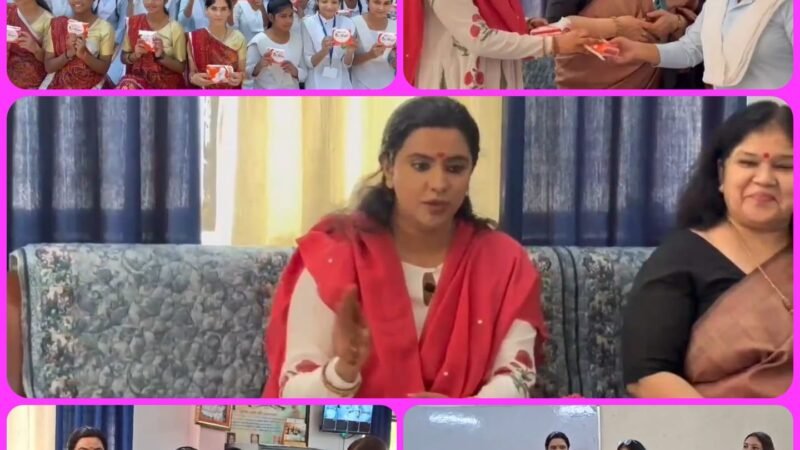 प्रज्ञा फाउंडेशन की पहल: छात्राओं को मेंस्ट्रूअल हेल्थ और स्वच्छता के प्रति किया जागरूक, सैनिटरी पैड्स भी बांटे