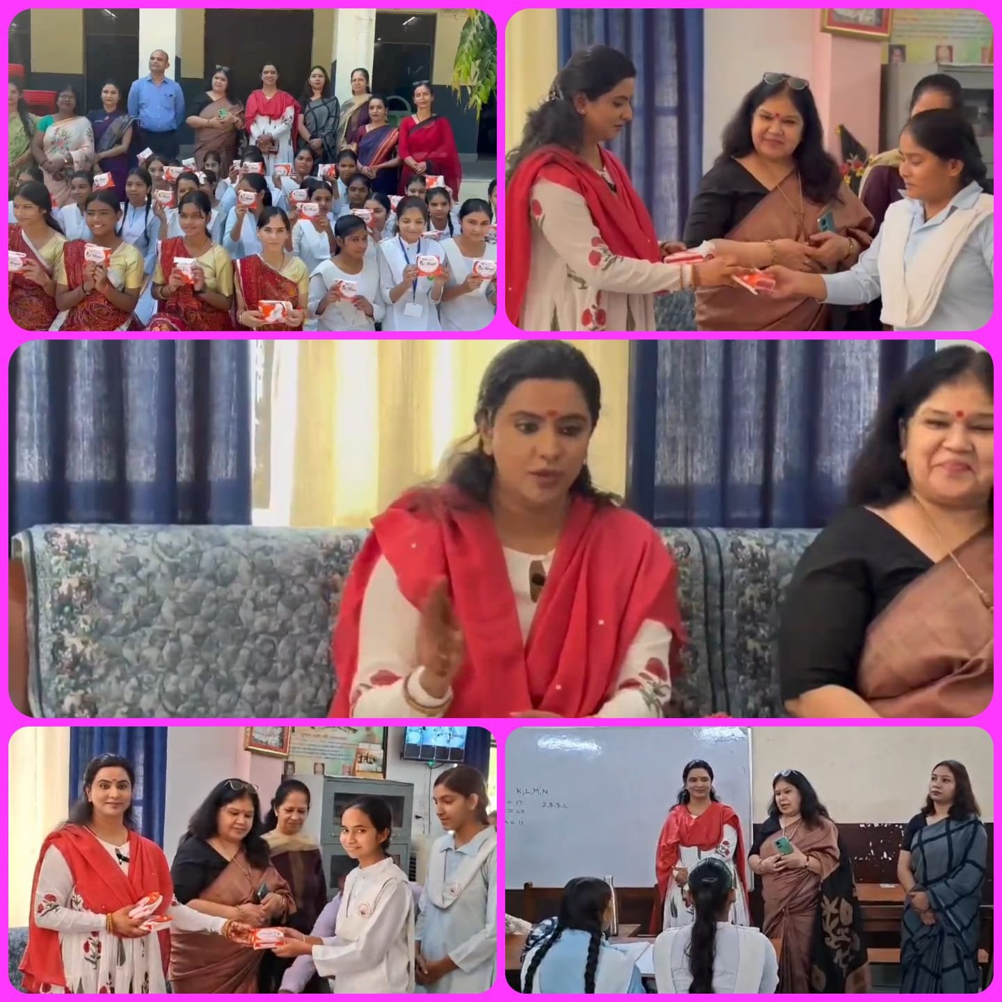 प्रज्ञा फाउंडेशन की पहल: छात्राओं को मेंस्ट्रूअल हेल्थ और स्वच्छता के प्रति किया जागरूक, सैनिटरी पैड्स भी बांटे