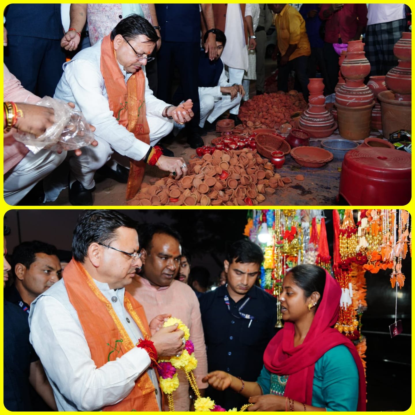 दीपावली पर खरीदारी के लिए निकले मुख्यमंत्री, स्थानीय उत्पादों को किया प्रोत्साहित