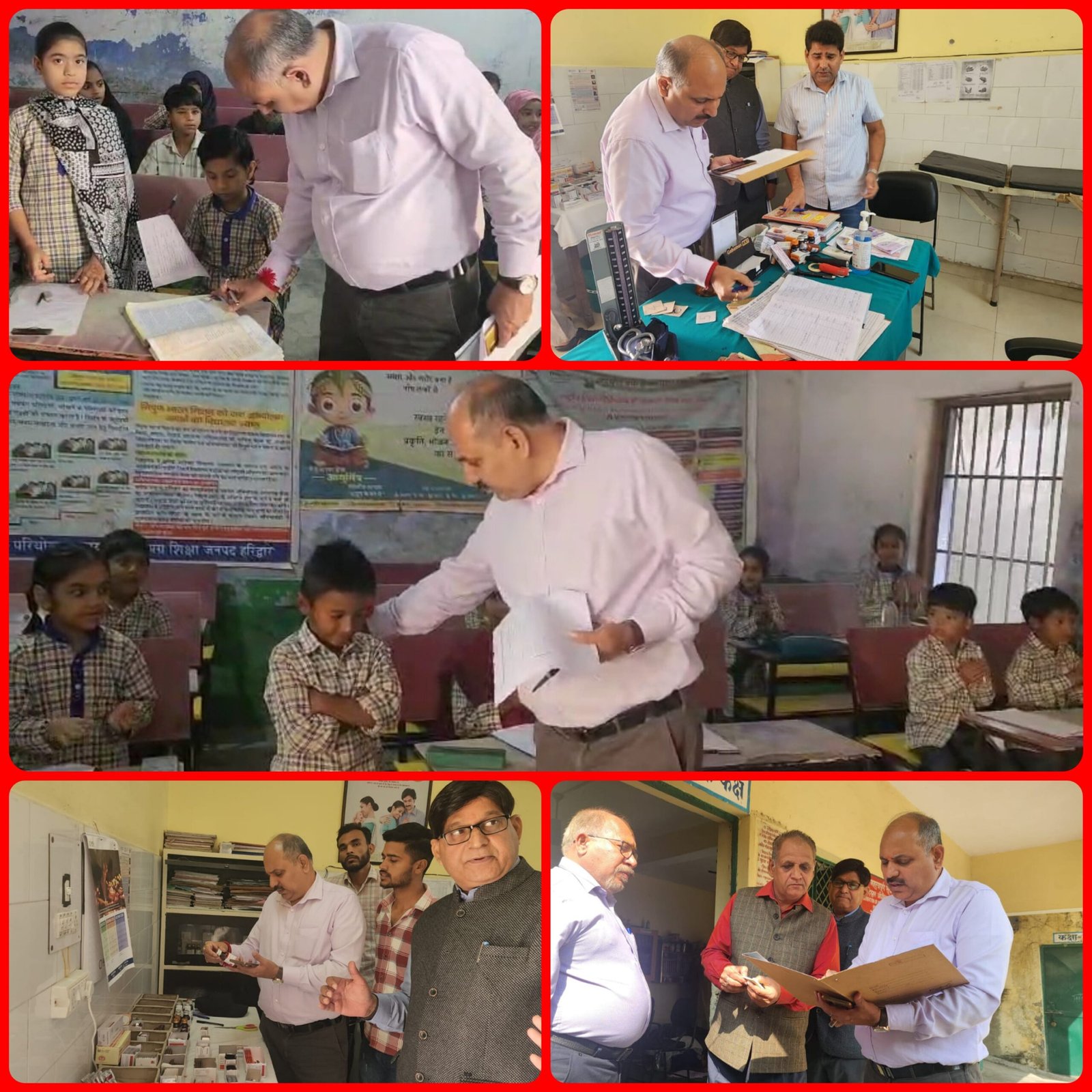 स्वास्थ्य केंद्र और प्राथमिक विद्यालय के औचक निरीक्षण पर पहुंचे सीडीओ, सफाई व्यवस्था दुरुस्त रखने के दिए निर्देश, छात्रों से संवाद भी किया