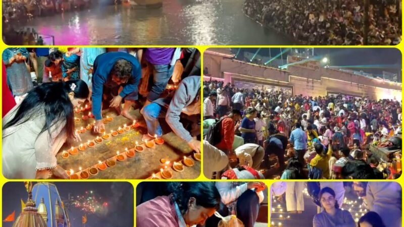 हर की पैड़ी पर भव्य ढंग से मनाई गई देव दीपावली, जले हजारों दिए