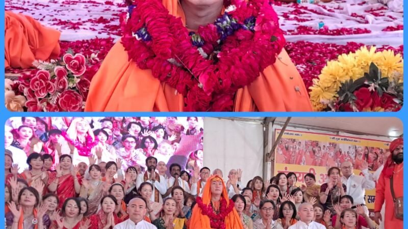 जापान के संत को भाया भगवा, निरंजनी अखाड़े में बने महामंडलेश्वर