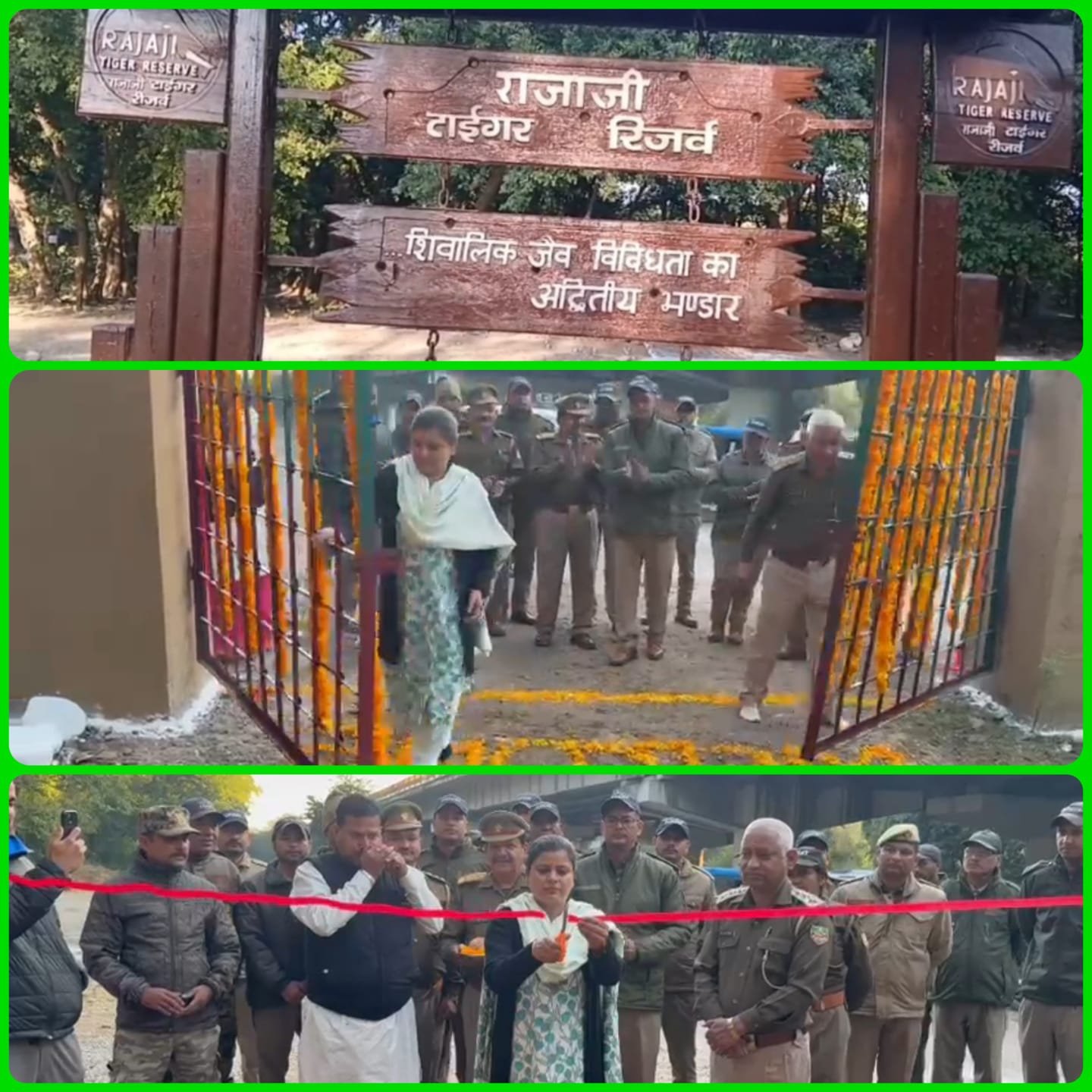 राजाजी टाइगर रिजर्व में जंगल सफारी शुरू, पार्क के गेट सैलानियों ने लिए खोले गए