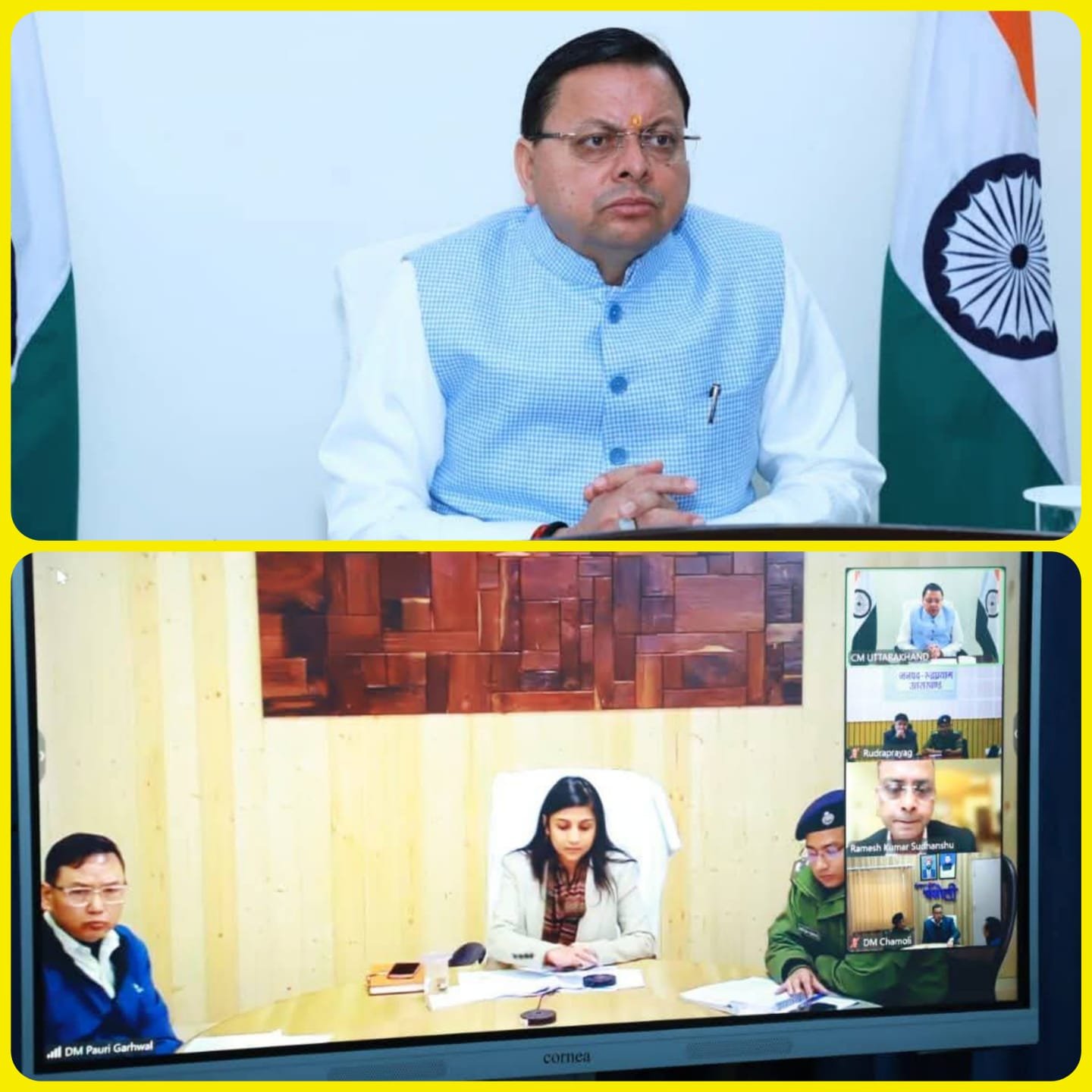दिल्ली स्थित उत्तराखंड निवास से वर्चुअली अधिकारियों से जुड़े मुख्यमंत्री, शीतकालीन यात्रा की तैयारी को लेकर दिए निर्देश