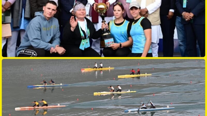 टिहरी झील में आयोजित वाटर स्पोर्ट्स कप में मुख्यमंत्री ने की शिरकत