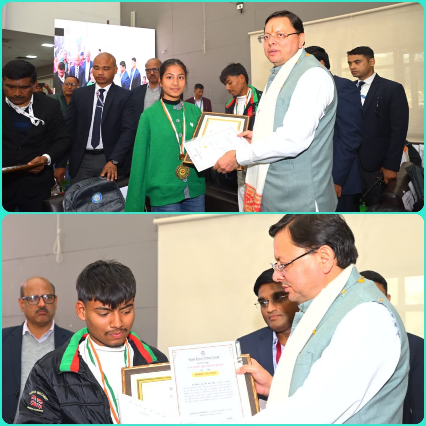 विश्व दिव्यांग दिवस के मौके पर मुख्यमंत्री ने प्रतिभाशाली दिव्यांग जनों को किया सम्मानित