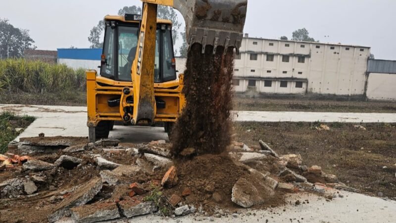 अवैध प्लाटिंग पर एचआरडीए की सख्ती, तीन जगहों पर करीब 45 बीघा की प्लॉटिंग ध्वस्त