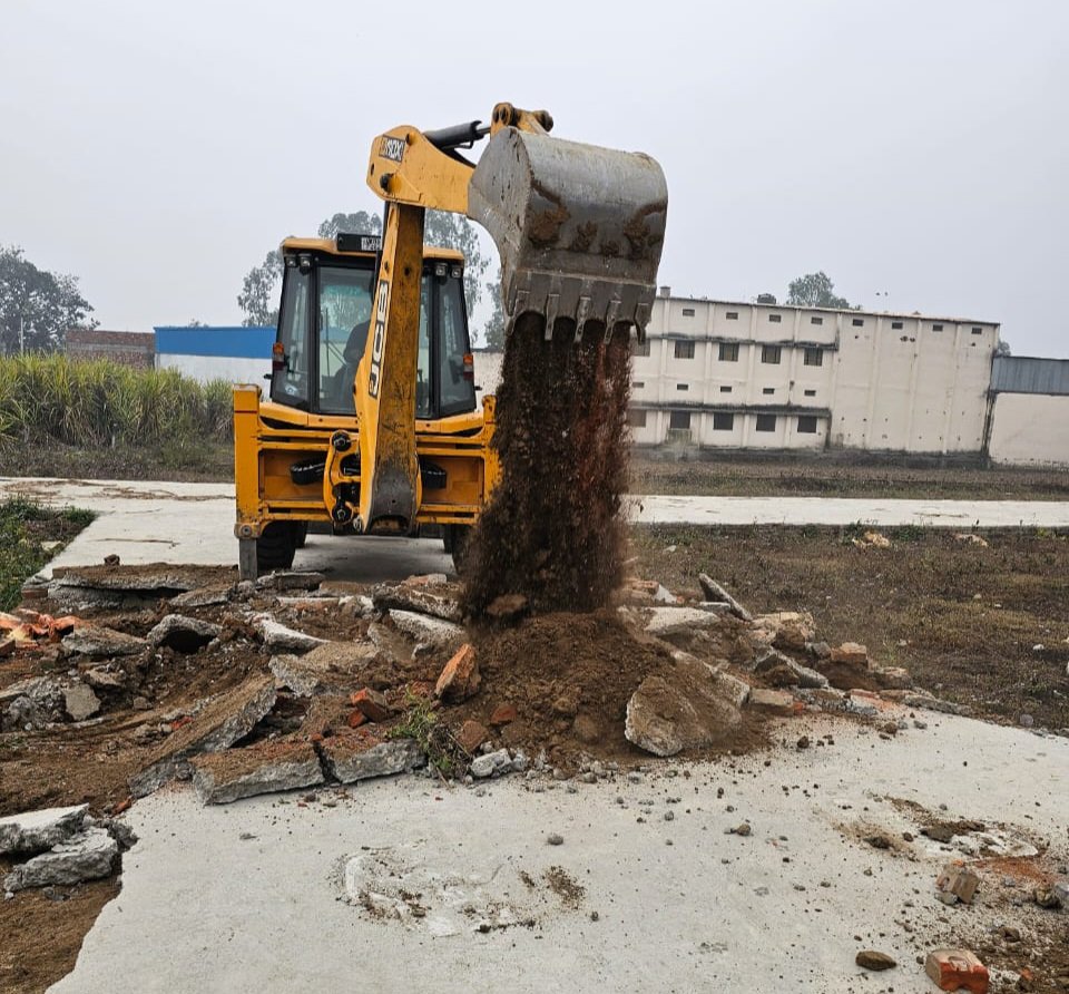 अवैध प्लाटिंग पर एचआरडीए की सख्ती, तीन जगहों पर करीब 45 बीघा की प्लॉटिंग ध्वस्त