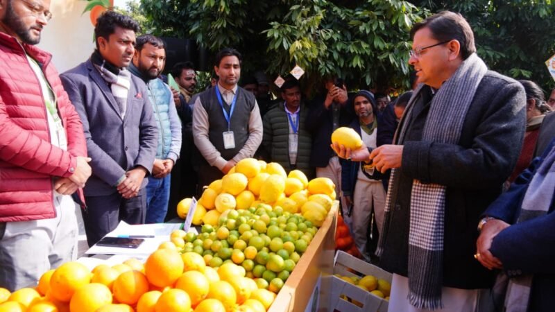 राजकीय उद्यान सर्किट हाउस में उत्तराखण्ड माल्टा महोत्सव का मुख्यमंत्री ने किया उद्घाटन