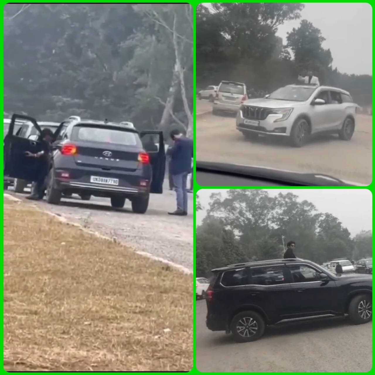 हरिद्वार में स्कूल के छात्रों ने उड़ाई कानून की धज्जियां, कारों का काफिला लेकर हुड़दंग काटा