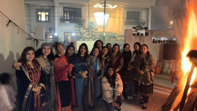 भारत विकास परिषद जाह्नवी शाखा ने धूमधाम से मनाया लोहड़ी पर्व
