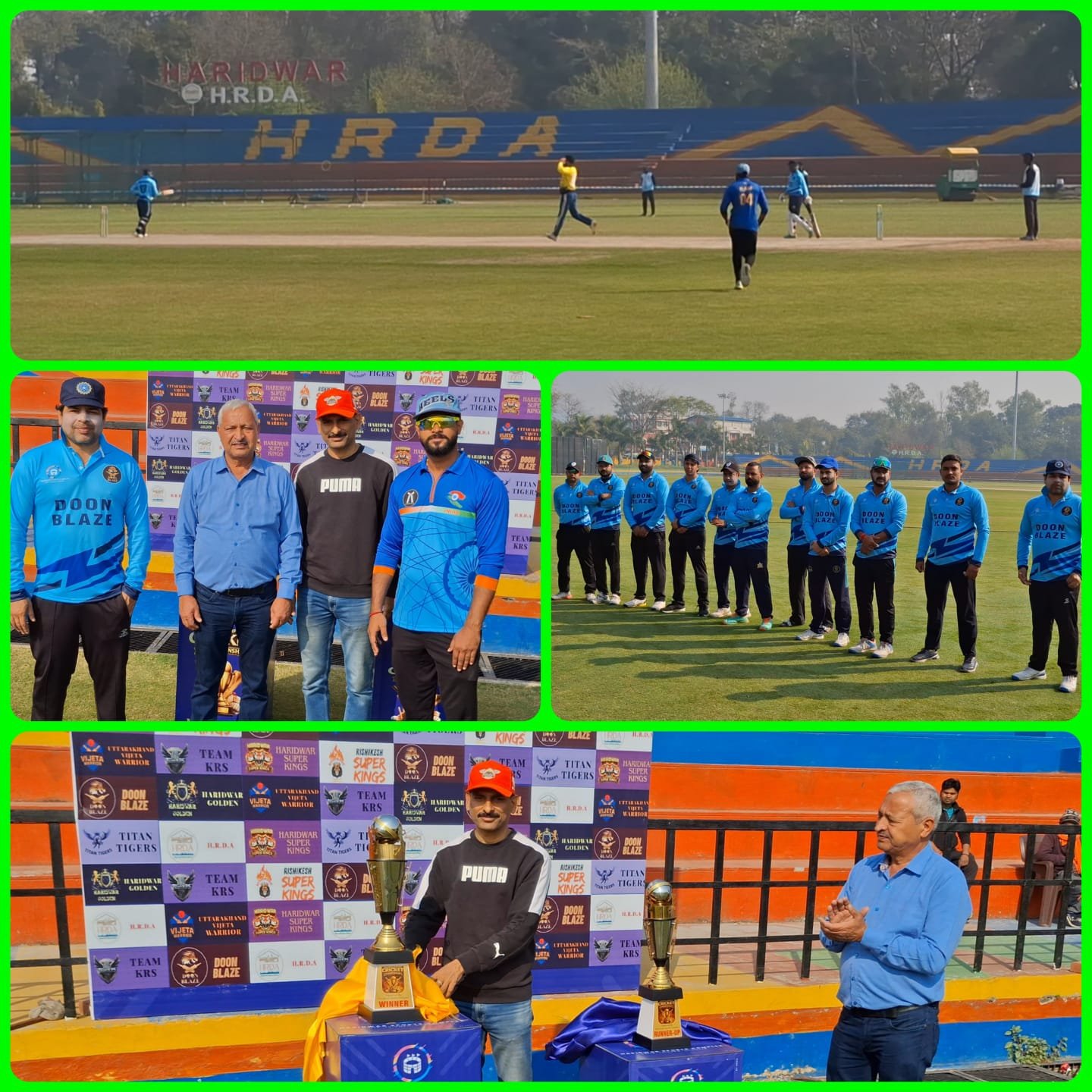 हरिद्वार स्पोर्ट्स कांप्लेक्स के क्रिकेट स्टेडियम में कॉर्पोरेट क्रिकेट चैंपियनशिप का उद्घाटन, 8 टीमें हो रहीं शामिल