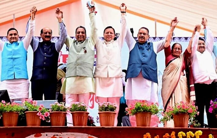 धामी सरकार के 4 साल पूरे, प्रदेश भर में आयोजित हुए कार्यक्रम, सरकार ने उपलब्धियां बताई