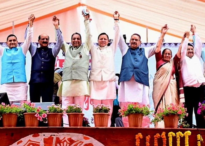 धामी सरकार के 4 साल पूरे, प्रदेश भर में आयोजित हुए कार्यक्रम, सरकार ने उपलब्धियां बताई