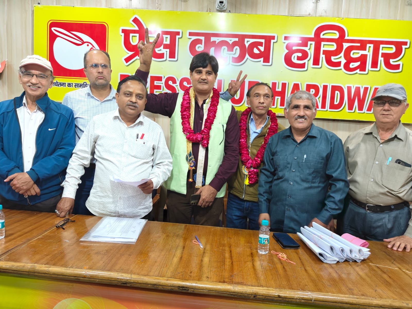 धर्मेंद्र चौधरी दूसरी चुने गए हरिद्वार प्रेस क्लब के अध्यक्ष, एक तरफा मिली जीत