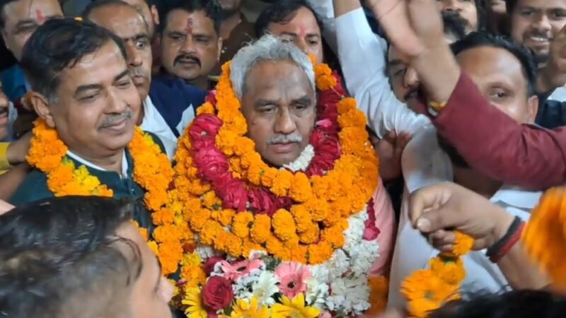 मंत्री पद की शपथ लेकर हरिद्वार लौटे मदन कौशिक, हुआ जोरदार स्वागत