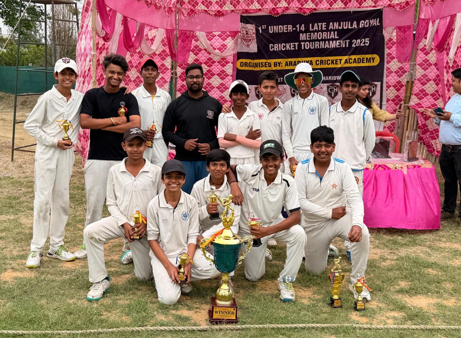हरिद्वार स्पोर्ट्स कॉम्प्लेक्स ने जीता अंडर-14 क्रिकेट टूर्नामेंट का खिताब