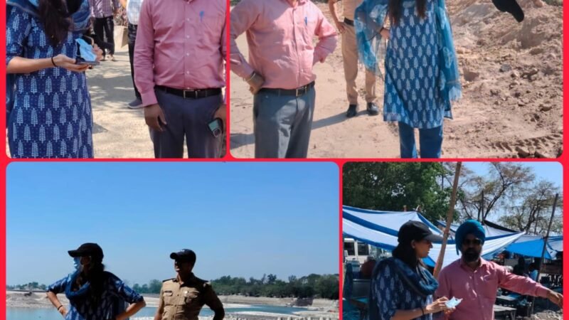 कुंभ मेला: काउंटडाउन शुरू, अमृत स्नान की तैयारी को लेकर मेलाधिकारी ने किया स्थलीय निरीक्षण